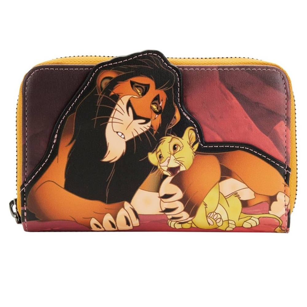 Loungefly Disney Lion King Villains Scene Scar Zip Around Wallet